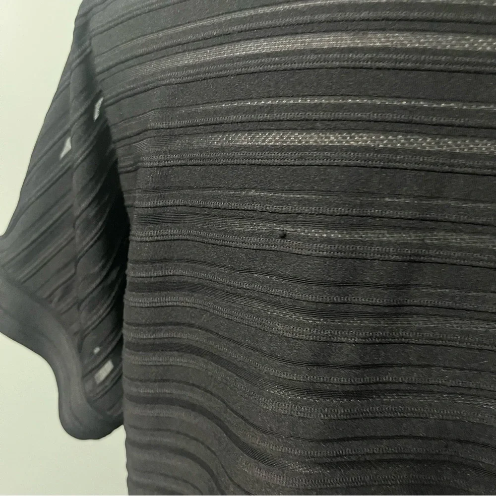 MICHAEL MICHAEL KORS cold shoulder black blouse size medium shirt - Picture 8 of 12